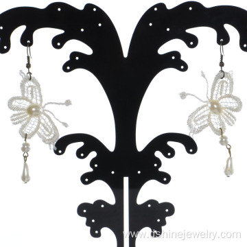 Butterfly Pearl Earrings Lace Long Earrings Wholesale